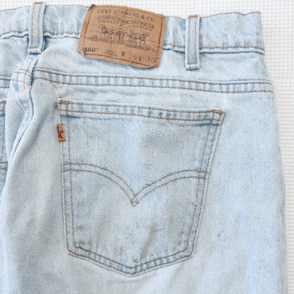 90s Levi’s リーバイス560 テーパード デニムパンツ W36 L30 USA製 インディゴブルー 良サイズ