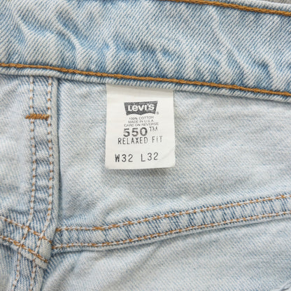 90s Levi’s リーバイス550 デニムパンツ W32 L32 USA製 インディゴブルー