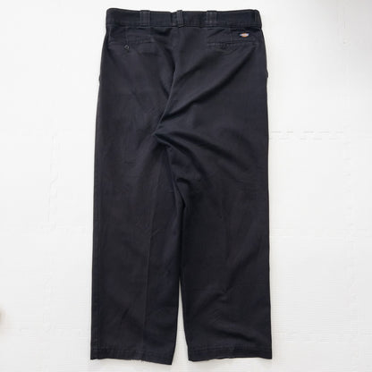 90s Dickies ディッキーズ 874 ワークパンツ メンズL相当 ブラックTALON ウエスト実寸36インチ