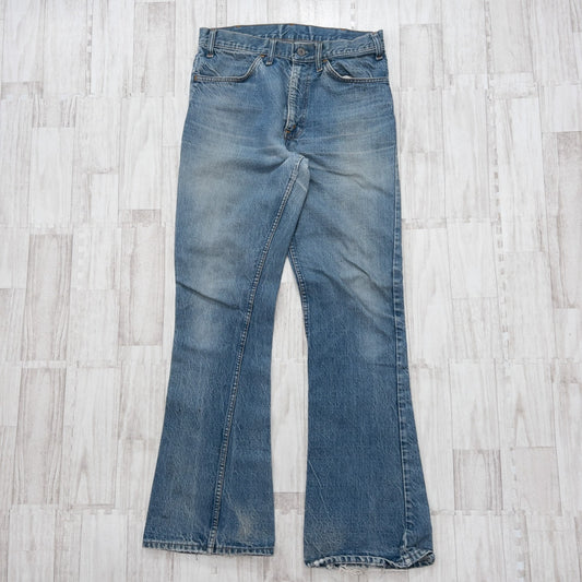 70s Levi’s リーバイス オレンジタブ 646 フレアデニムパンツ ベルボトム W31 カナダ製 ブーツカット