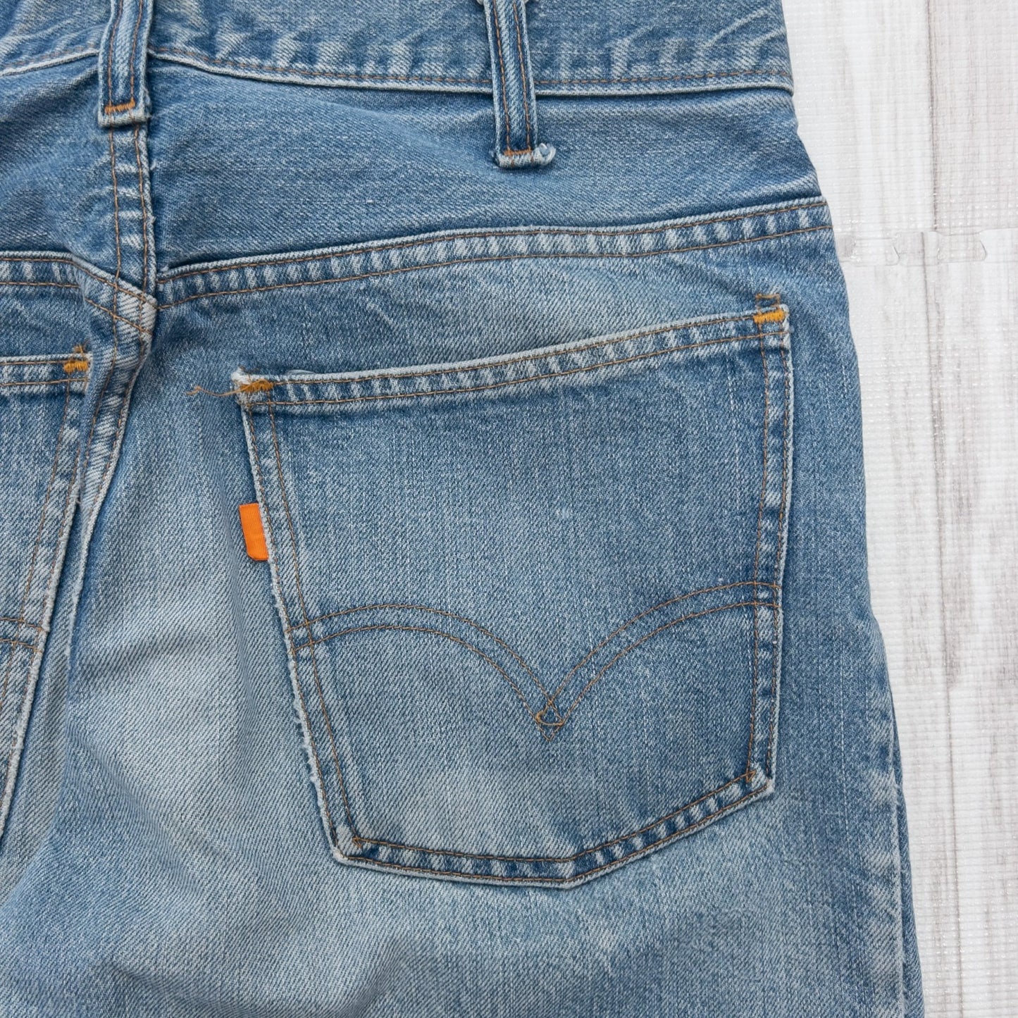 70s Levi’s リーバイス オレンジタブ 646 フレアデニムパンツ ベルボトム W31 カナダ製 ブーツカット