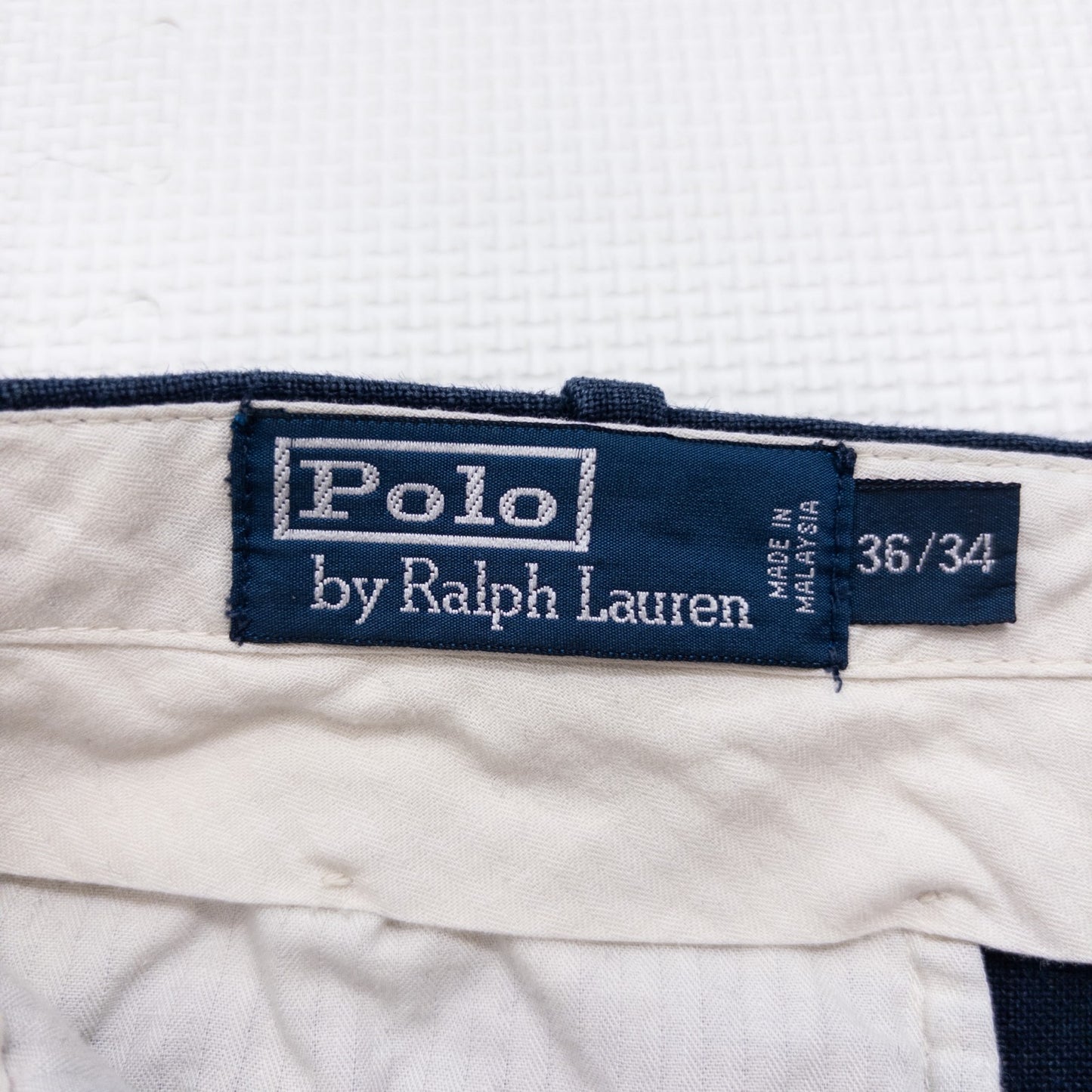 古着 90s Polo by Ralph Lauren ラルフローレン リネンパンツ W36 L34