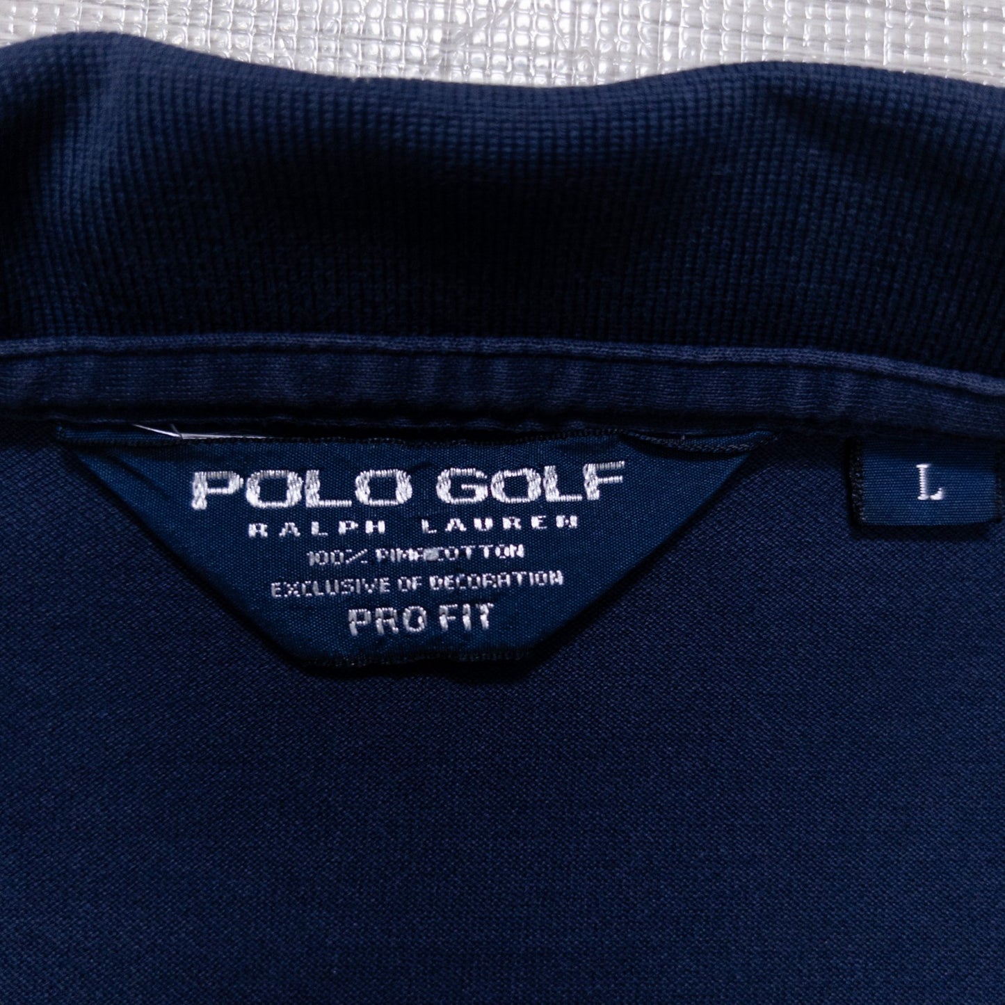 90s POLO GOLF ポロゴルフ ポロシャツ ネイビー L