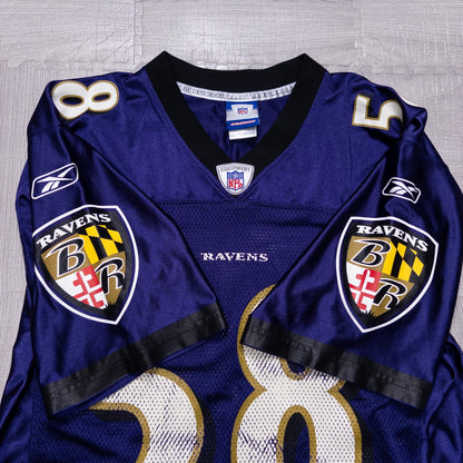 Reebok NFL RAVENS レイブンズ ゲームシャツ BOULWARE  ネイビー M