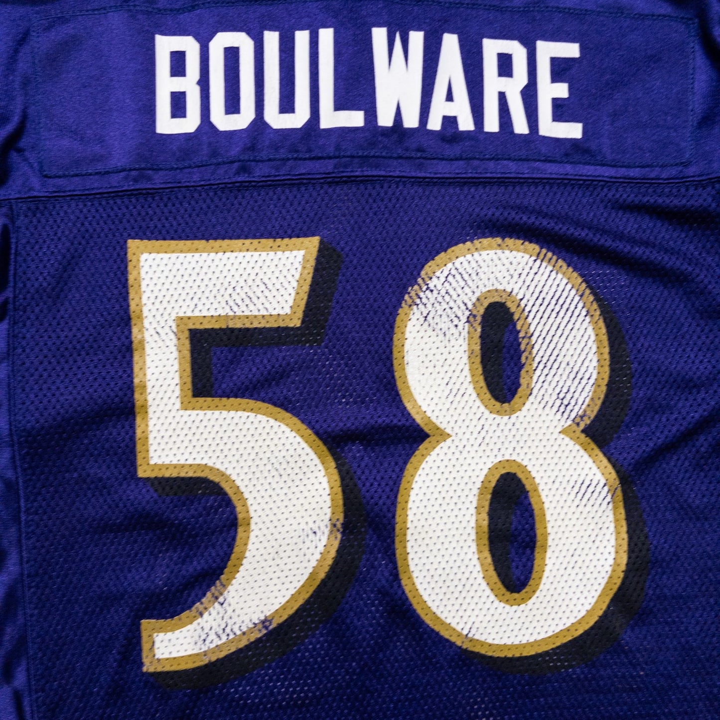 Reebok NFL RAVENS レイブンズ ゲームシャツ BOULWARE  ネイビー M