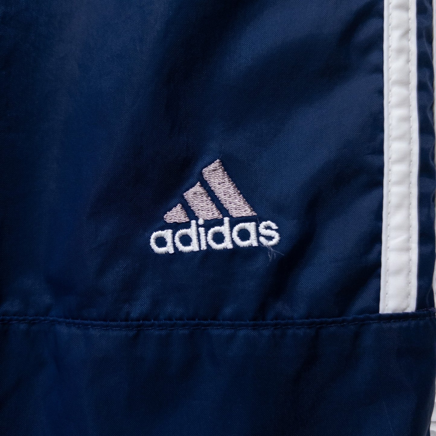 00s adidas アディダス ナイロンパンツ シャカシャカパンツ ネイビー L