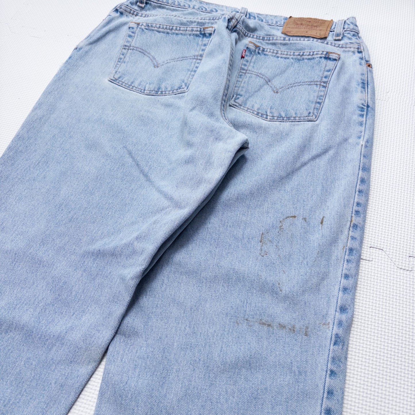 90s Levis リーバイス550 ”RELAXED FIT TAPERED LEG” デニムパンツ インディゴブルー L