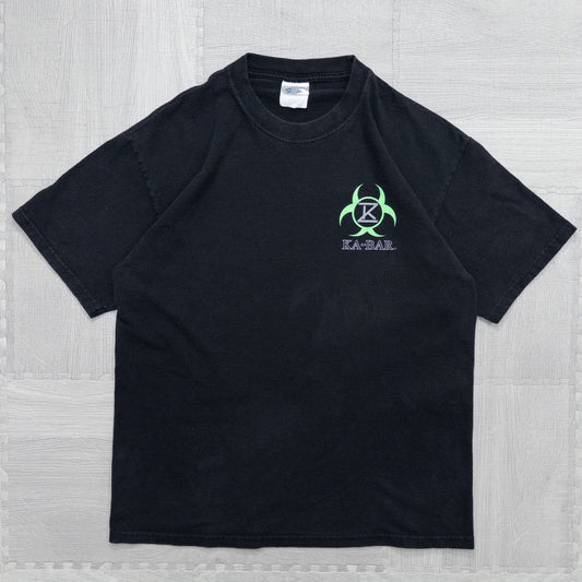 古着 00s KA-BAR 企業Tシャツ ブラック L ナイフブランド