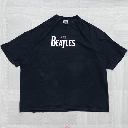 古着 00s THE BEATLES ビートルズ バンドTシャツ バンT ブラックXXXL