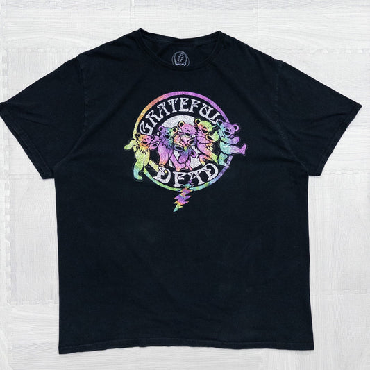 古着 20s GRATEFUL DEAD グレイトフルデッド ダンシングベアー バンドTシャツ バンT XL ブラック