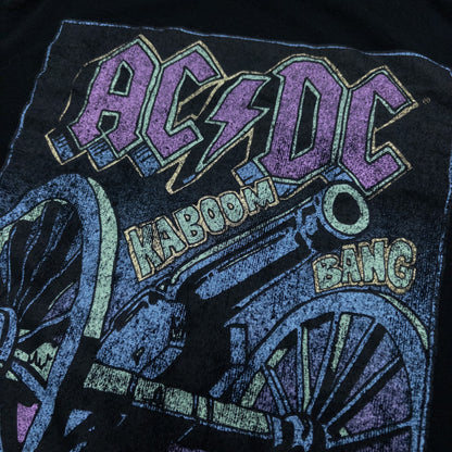 古着 20s ACDC バンT バンドTシャツ ブラック メンズXL