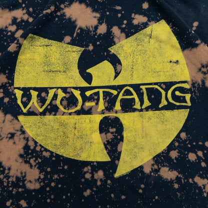 古着 00s WU-TANG CLAN ウータンクラン ラップTシャツ タイダイ ブラック メンズL