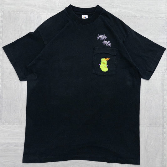 古着 90s ゲーム ”MONSTER SMASH” Tシャツ ブラック XL ヘビーオンス