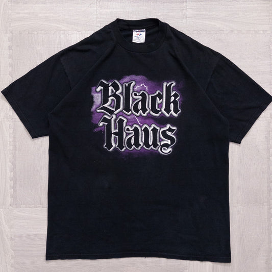 古着 90s BLACK HAUS Ｔシャツ ブラック L