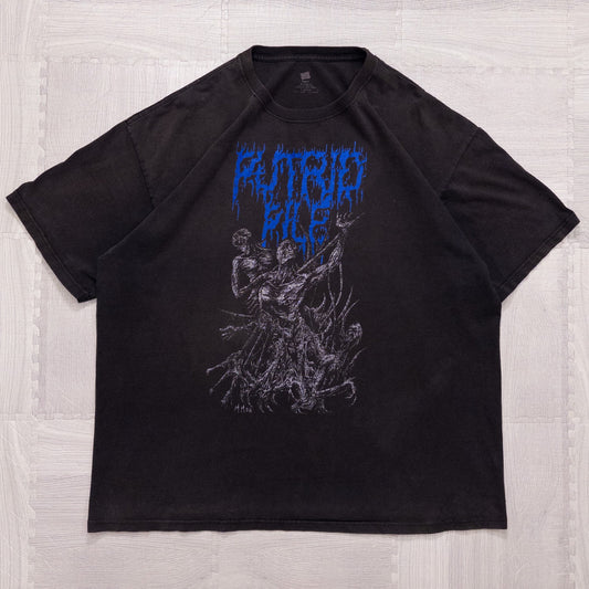 古着 00s PUTRID PILE メタルバンド Tシャツ ブラック ブラック XXL