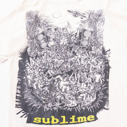 古着 00s SUBLIME サブライム バンドＴシャツ バンT S ホワイト