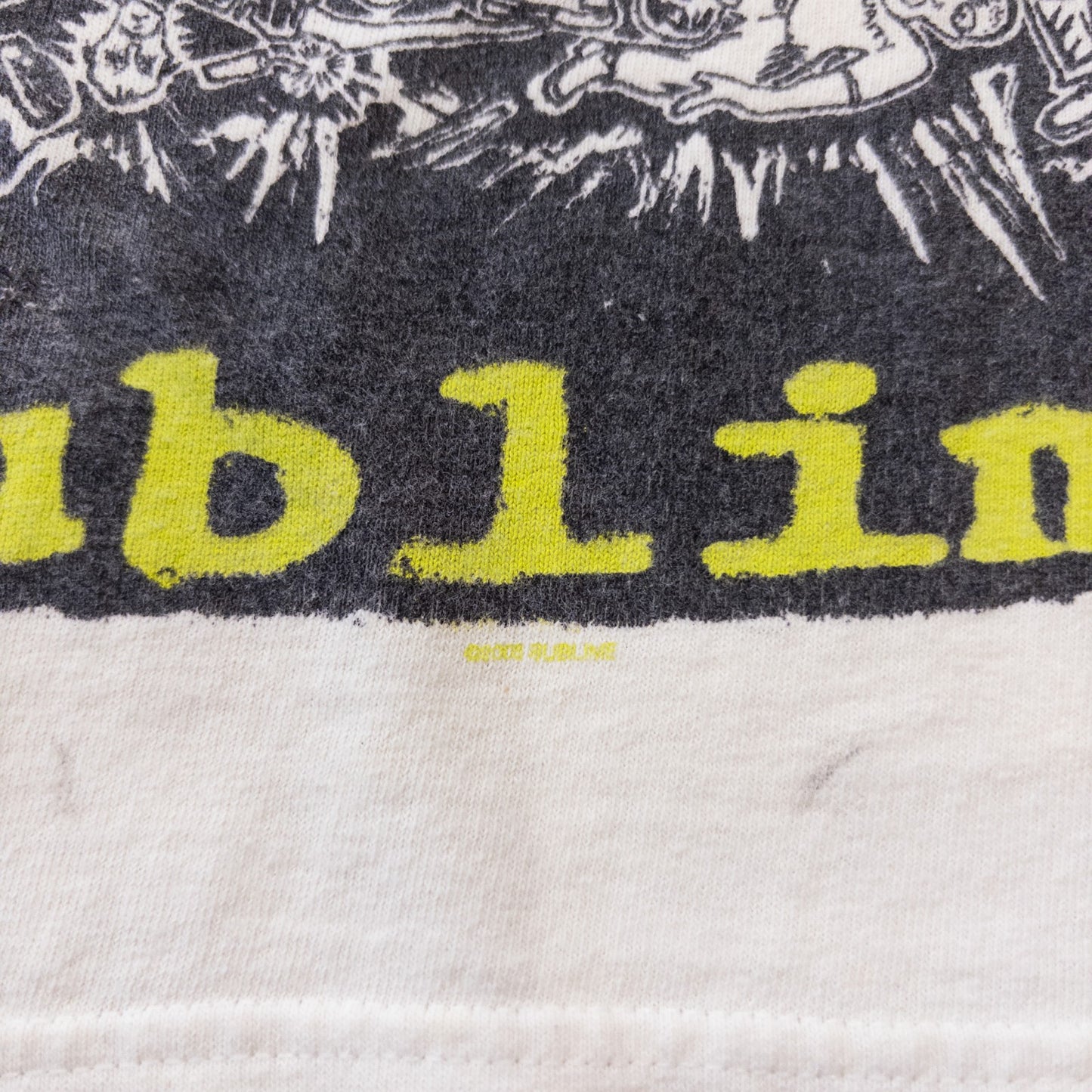 古着 00s SUBLIME サブライム バンドＴシャツ バンT S ホワイト