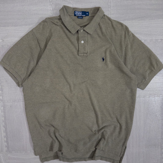 古着 90s 00s Polo by Ralph Lauren ポロシャツ カーキ XL