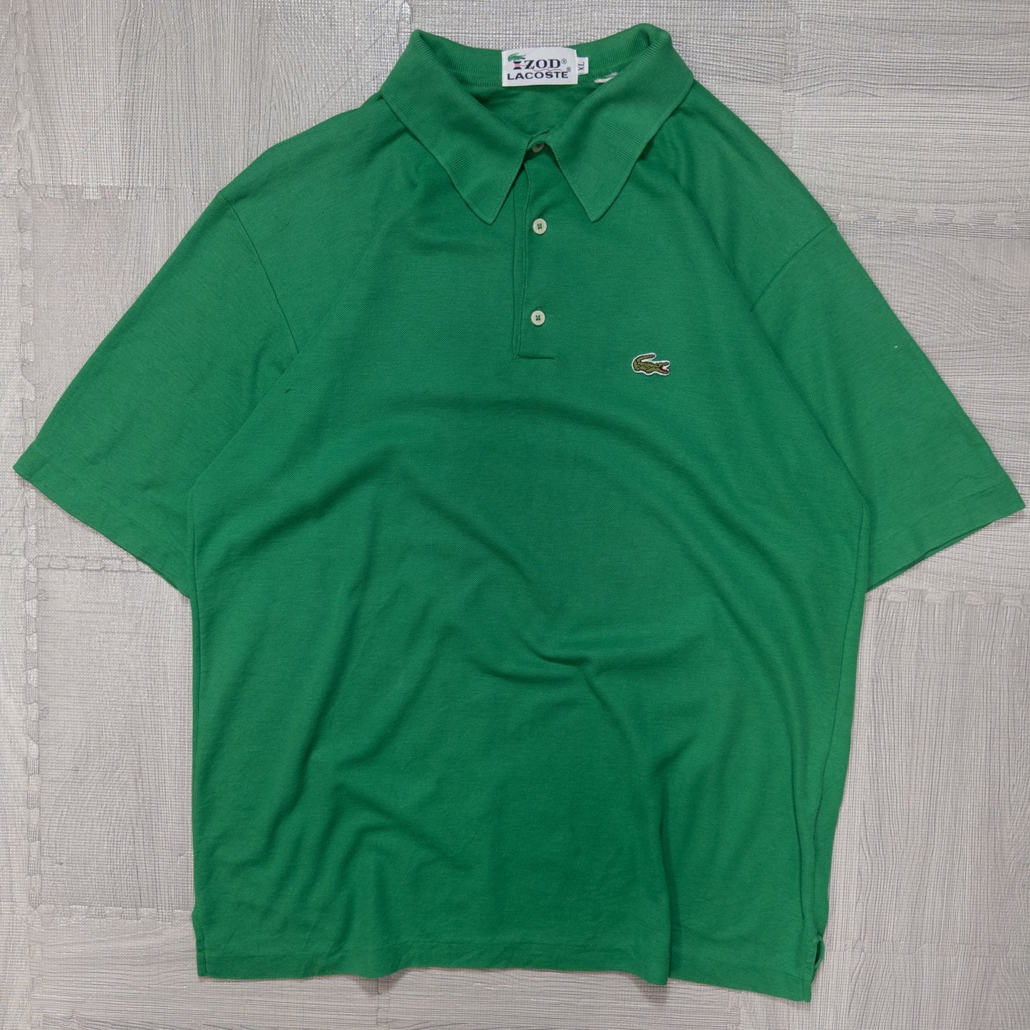 古着 70-80s IZOD LACOSTE ラコステ ポロシャツ グリーン