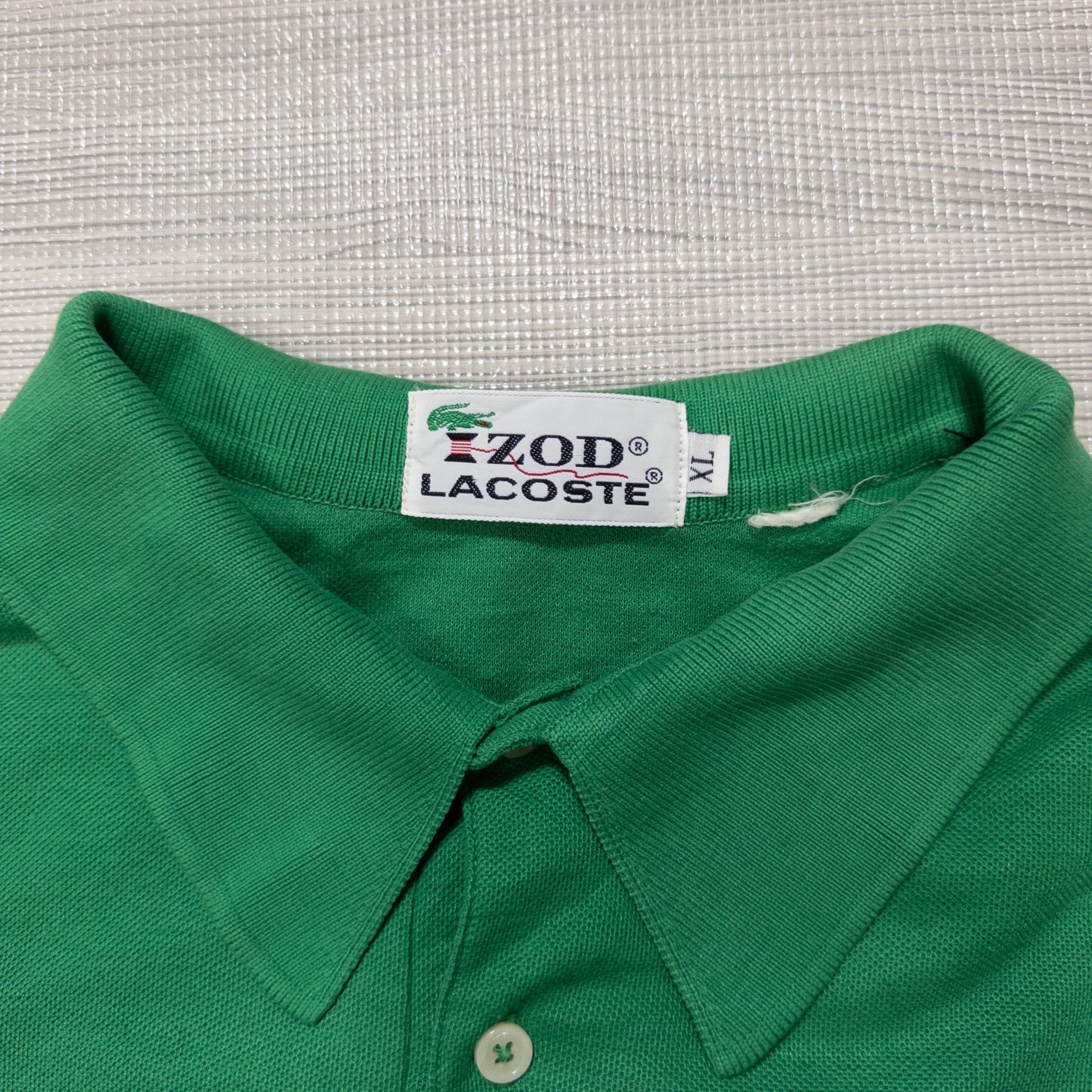 古着 70-80s IZOD LACOSTE ラコステ ポロシャツ グリーン