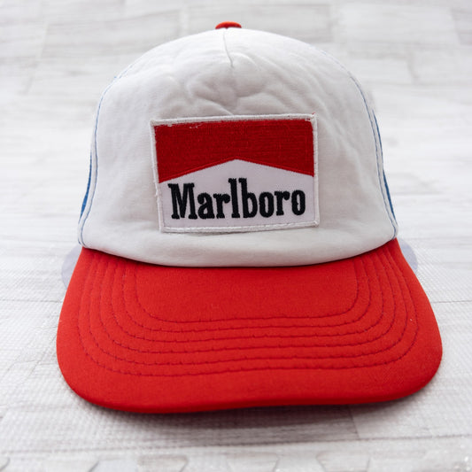 古着 90s Marlboro マルボロ スナップバック メッシュキャップ