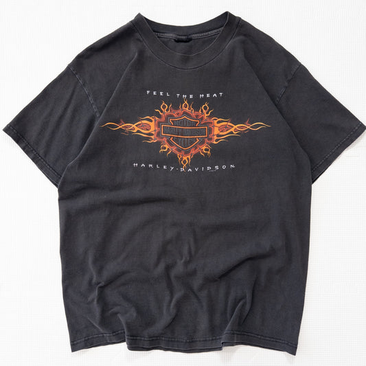 古着 90s-00s HARLEY-DAVIDSON ハーレーダビッドソン Tシャツ ブラック