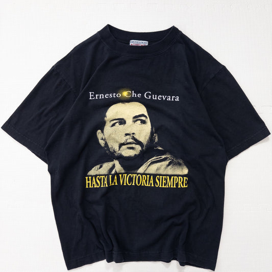 00s Che Guevara チェゲバラ プリント Ｔシャツ ブラック XL