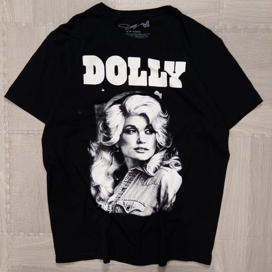 古着 00s DOLLY ドリーパートン Tシャツ ブラック M