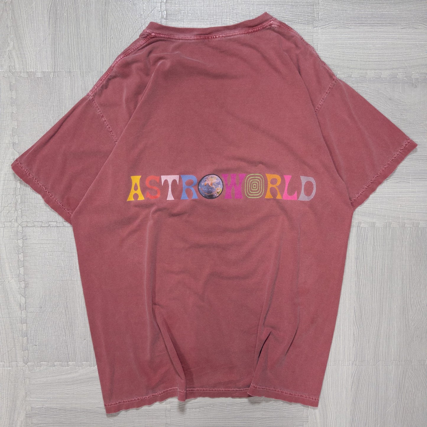 古着 10s 2018 ASTROWORLD トラビススコット Ｔシャツ Ｌ