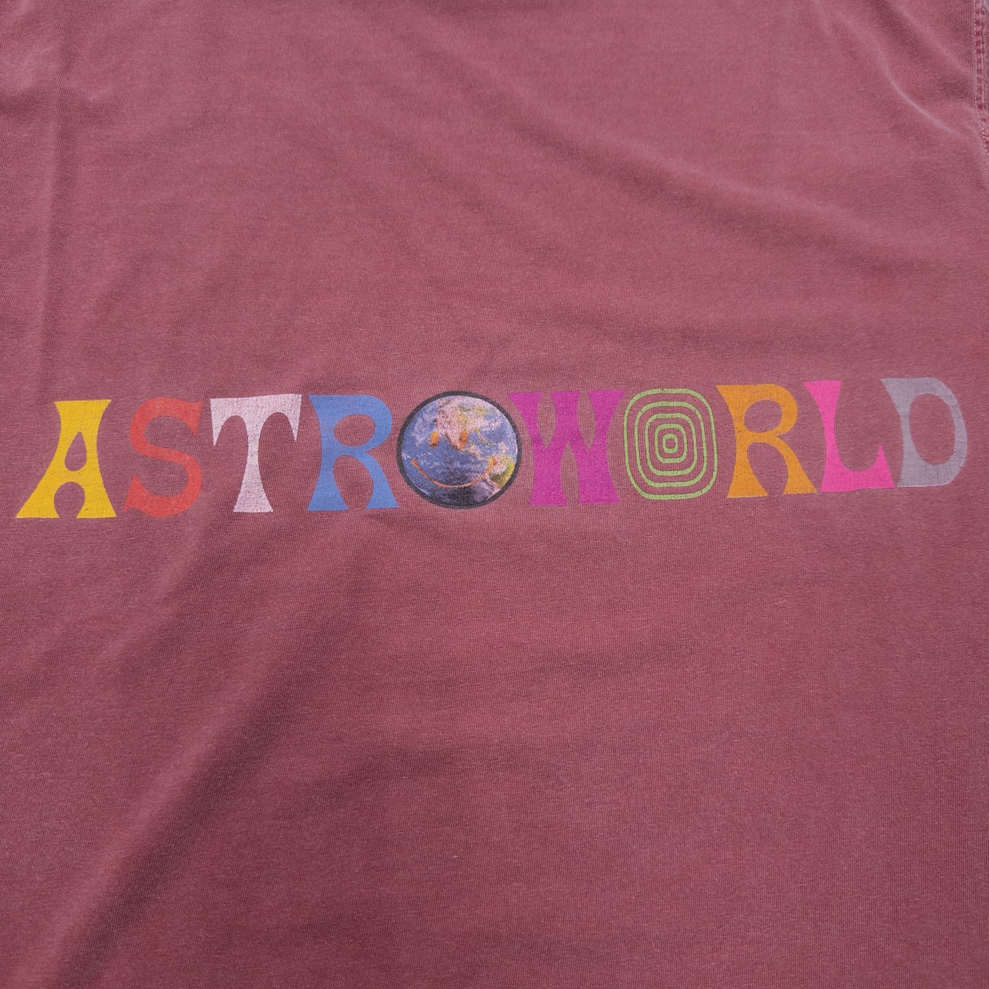 古着 10s 2018 ASTROWORLD トラビススコット Ｔシャツ Ｌ