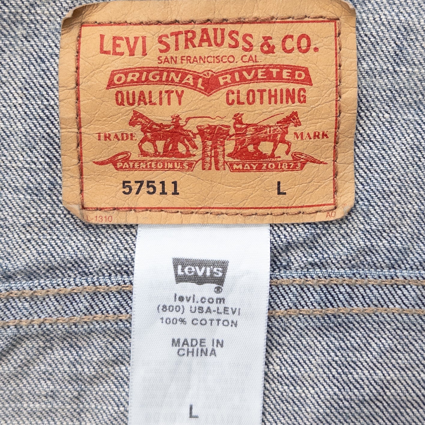 00s Levi's リーバイス デニムジャケット Gジャン L